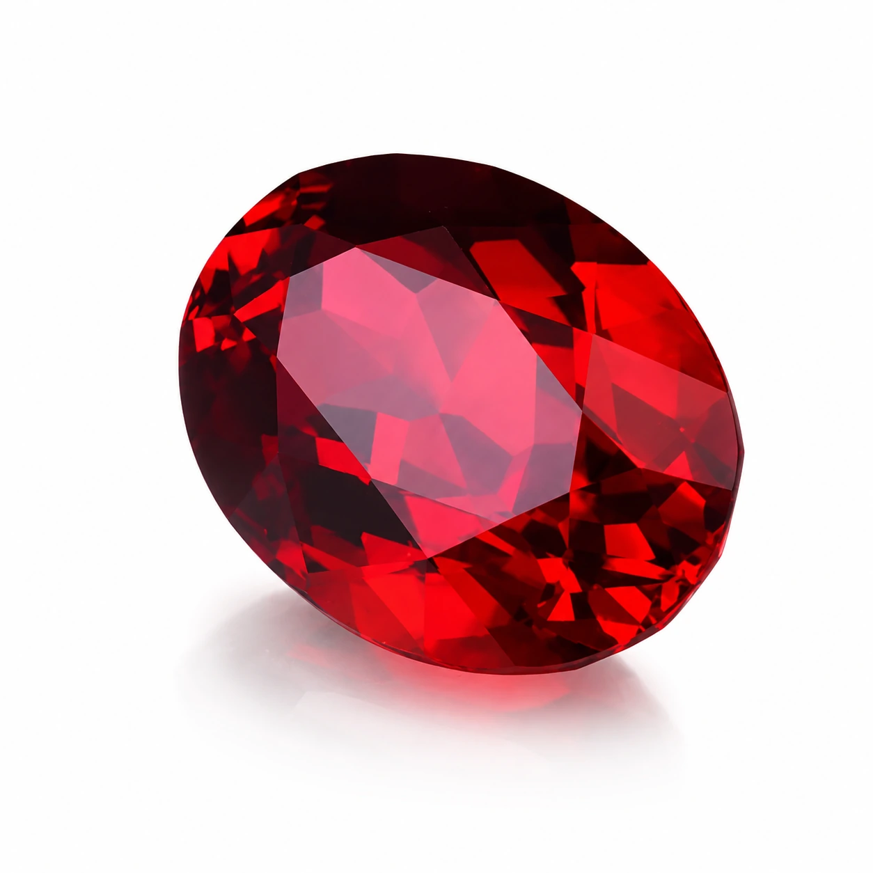 Lab-grown ruby reference illustration