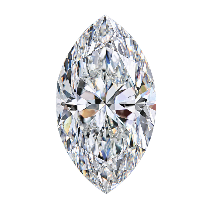 1.00 carat marquise diamond proportion on the ring finger of a reference hand
