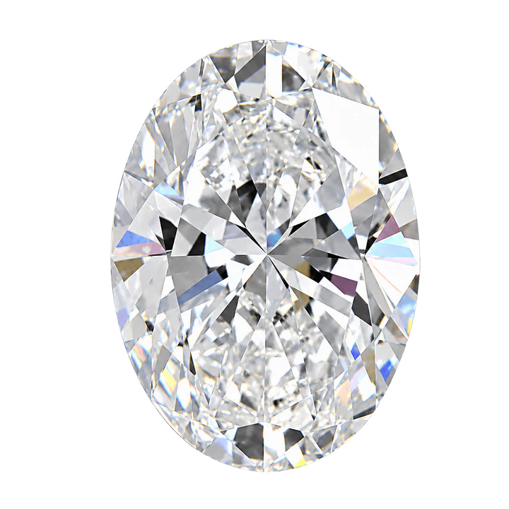 1.00 carat oval diamond proportion on the ring finger of a reference hand